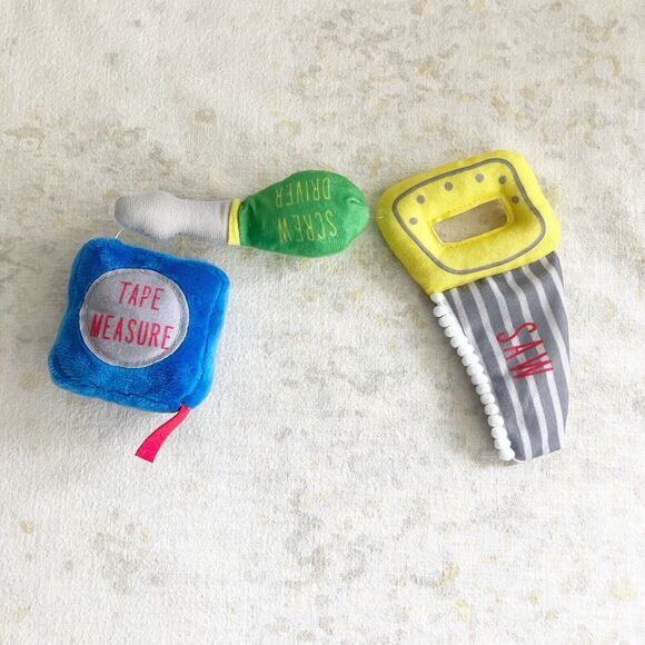 NWT Mudpie Play My Tools Plush Set Work Bench Soft Toy - Picture 5 of 11